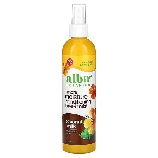 Alba Botanica, More Moisture Shampoo, For Dry Hair, Coconut Milk, 12 fl oz (355 ml)