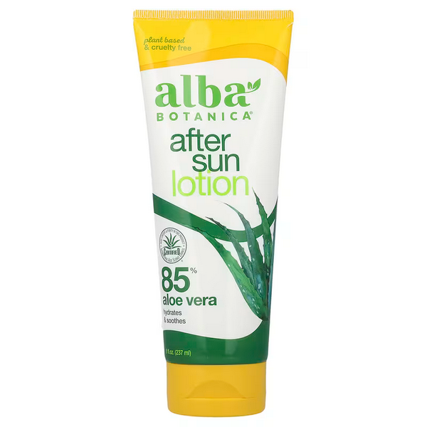 Alba Botanica, After Sun Lotion, 85% Aloe Vera , 8 fl oz (237 ml)