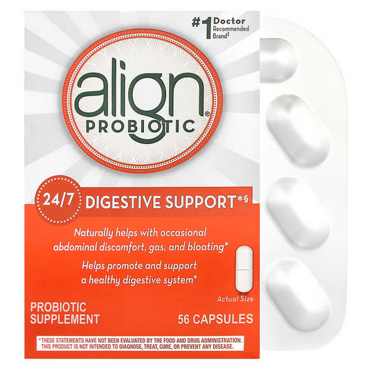 Align Probiotics, 24/7 Digestive Support, Probiotic Supplement, 4 mg, 56 Capsules