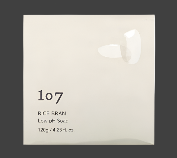 107 Beauty, Rice Bran, Low pH Bar Soap, 4.23 fl oz (120 g)